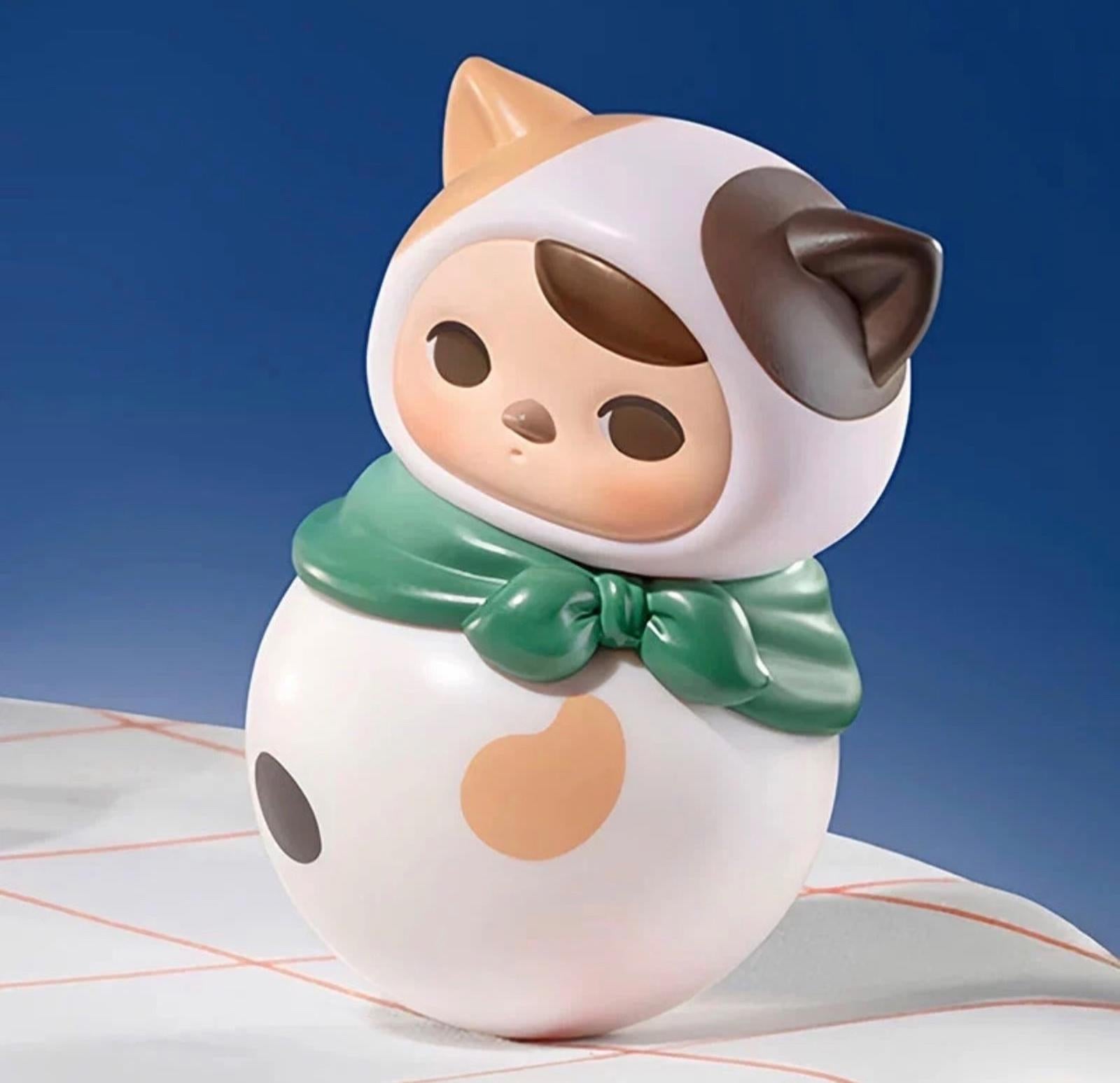PUCKY Roly Poly Kitty Series Vinyl Plush Confirmed Blind Box Figure Authentic