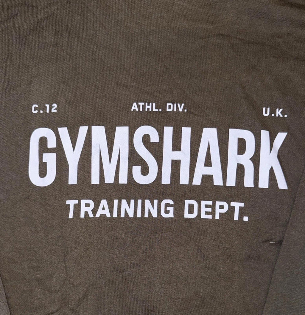GYMSHARK Training Dept. Oversized Hoodie Men's Size M Camo Brown NWOT!