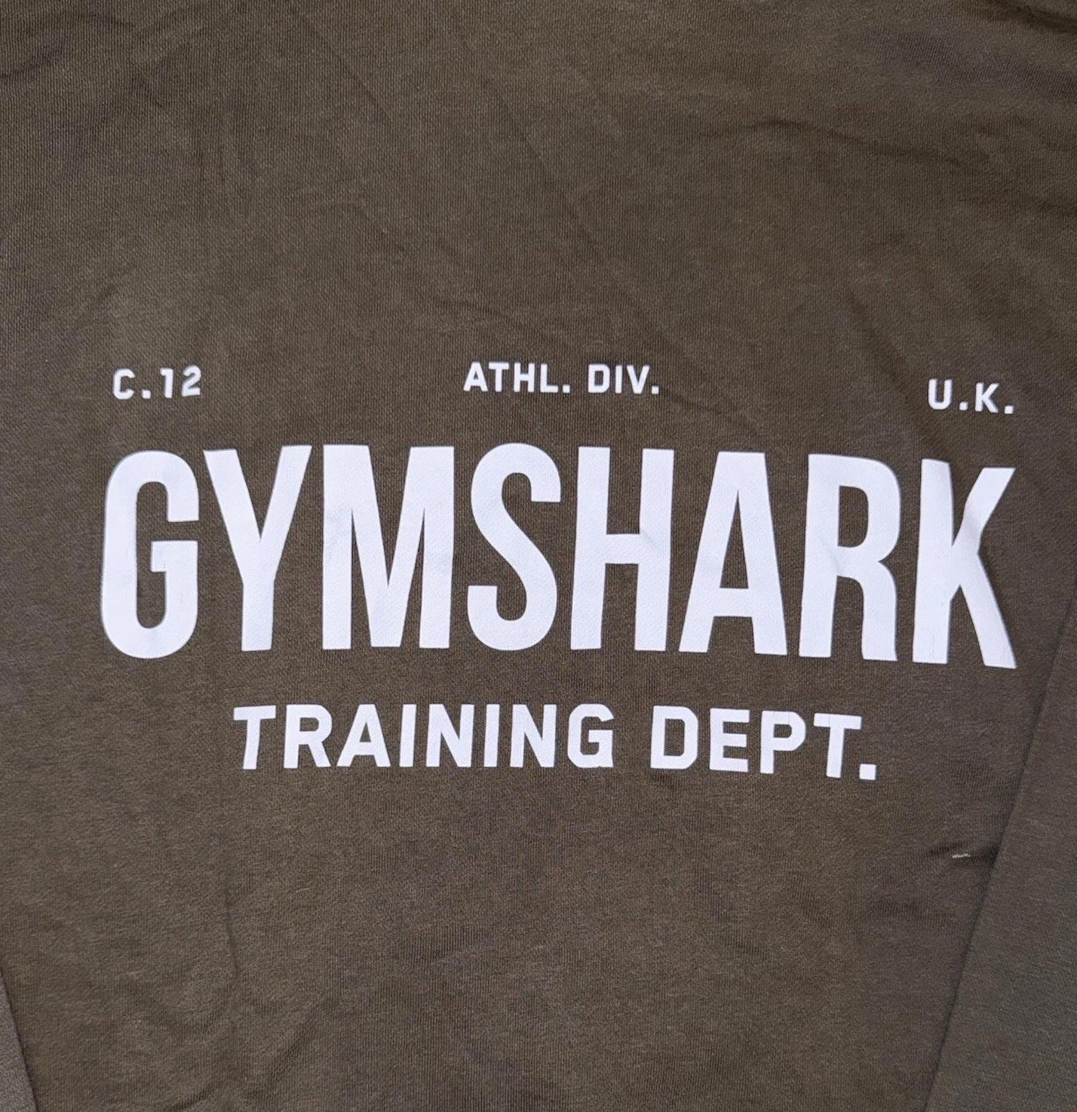 GYMSHARK Training Dept. Oversized Hoodie Men's Size M Camo Brown NWOT!
