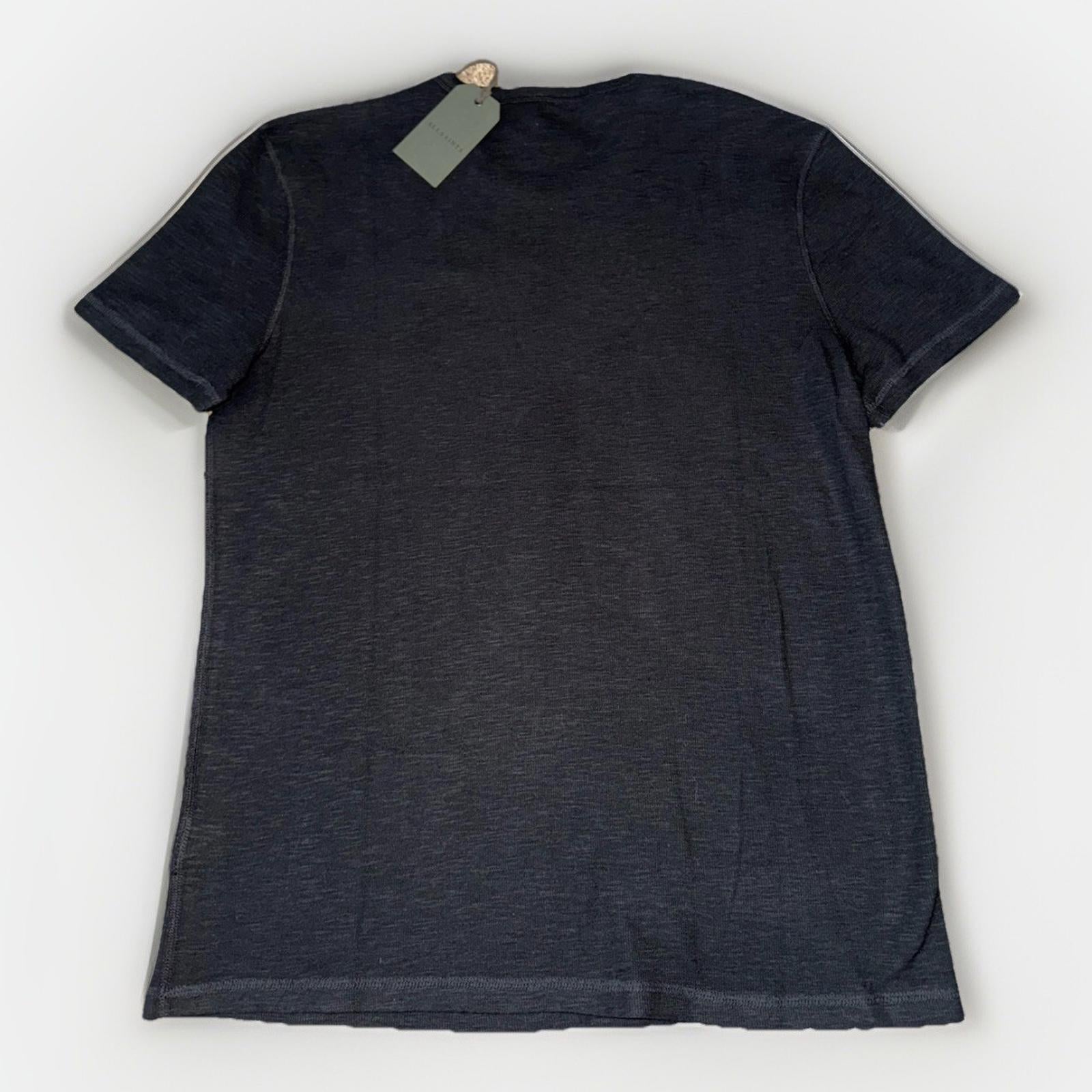 AllSaints T Shirt Mens Waffle Esum Short Sleeve Tee Crewneck Designer MED NWT