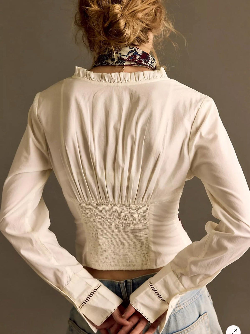 NEW! Free People - Frankie Corset Long Sleeve Top #103938213 Small