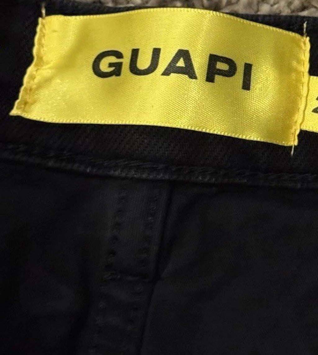 NEW! GUAPI 489OBSDS GUAPI STAR SHORTS BLACK OBSIDIAN NWT Size 30 Sold out online