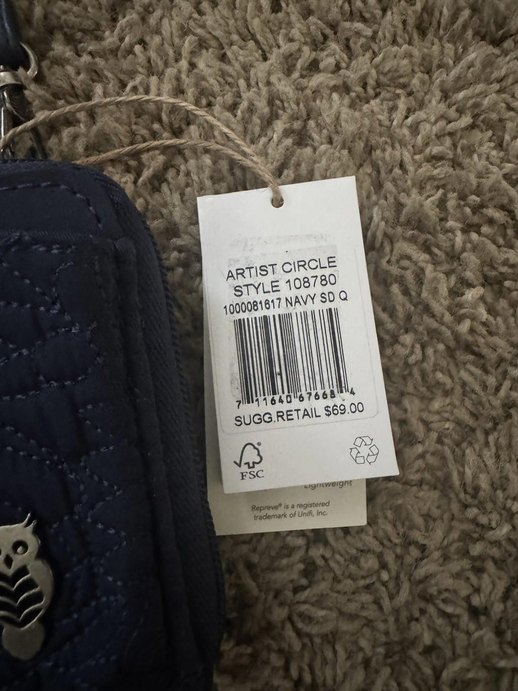 NEW! Sakroots Artist Circle - Eco-Twill Smartphone Crossbody Bag Wristlet