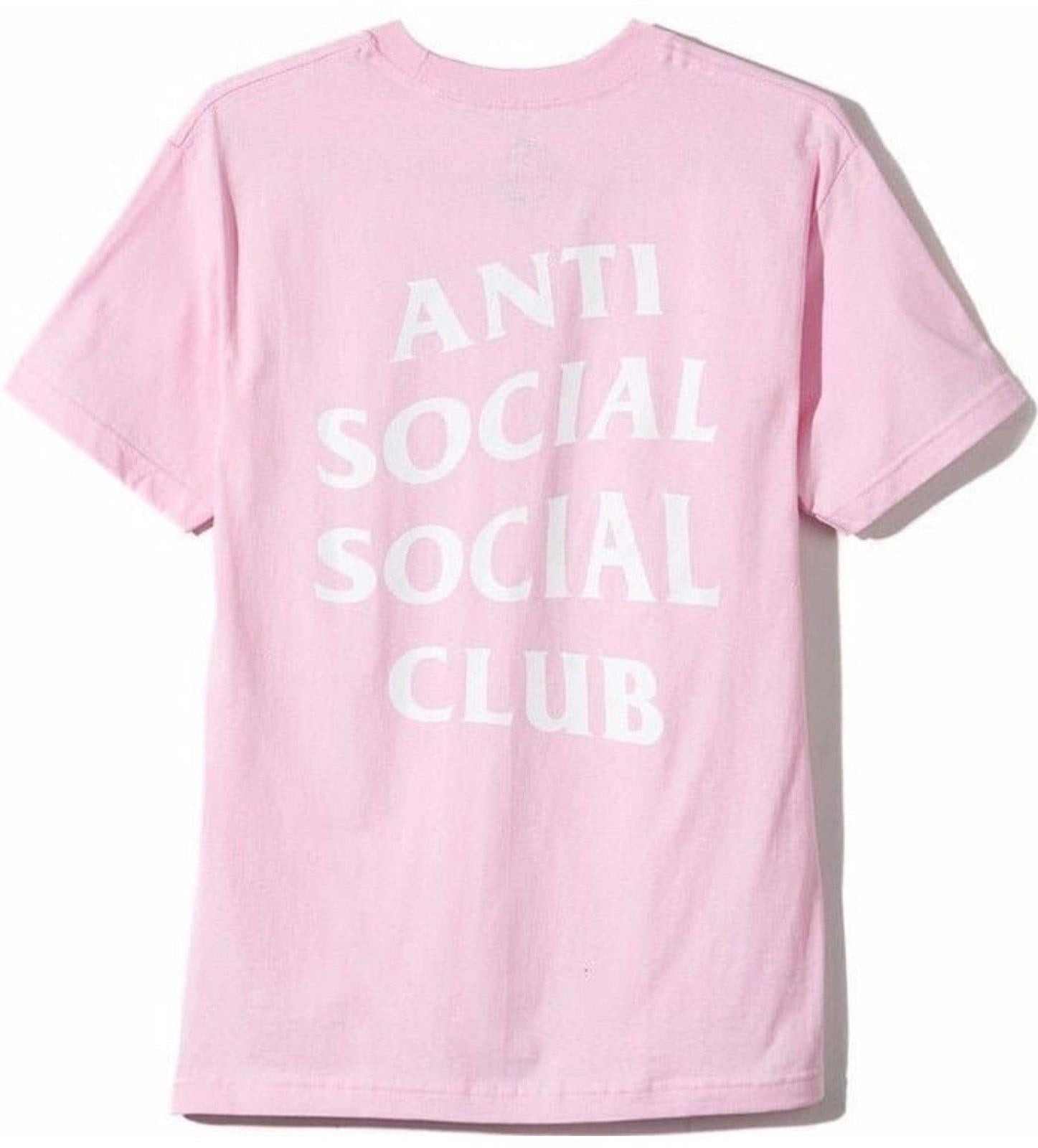 Anti Social Social Club Logo Tee 2 Pink Men’s Size Large Brand New