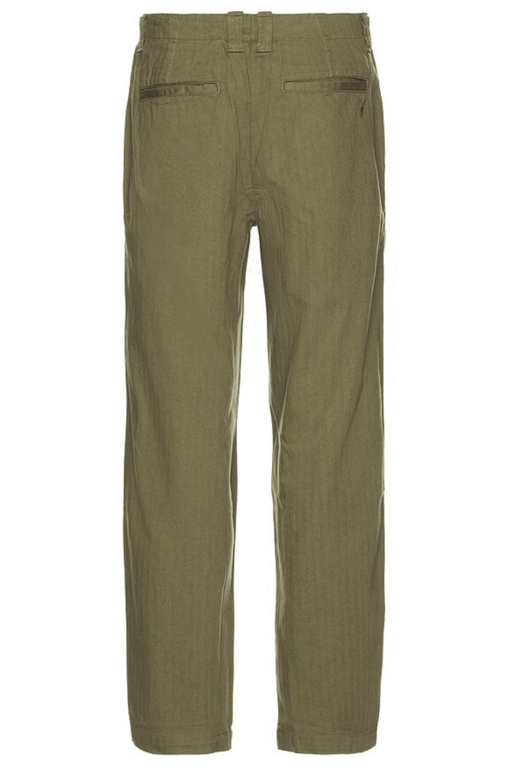NEW Men’s Allsaints Warden Wide Leg Trousers. 32 Faded khaki NWT MSRP $199