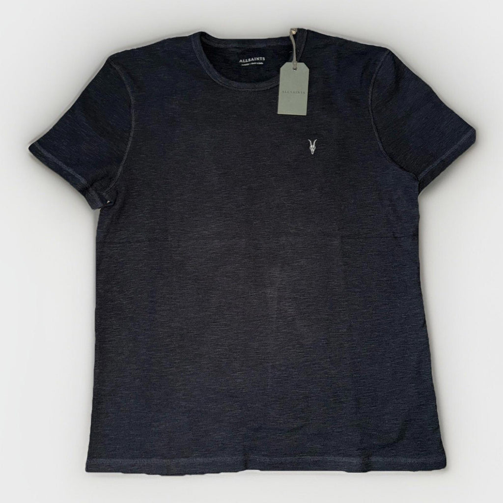 AllSaints T Shirt Mens Waffle Esum Short Sleeve Tee Crewneck Designer MED NWT