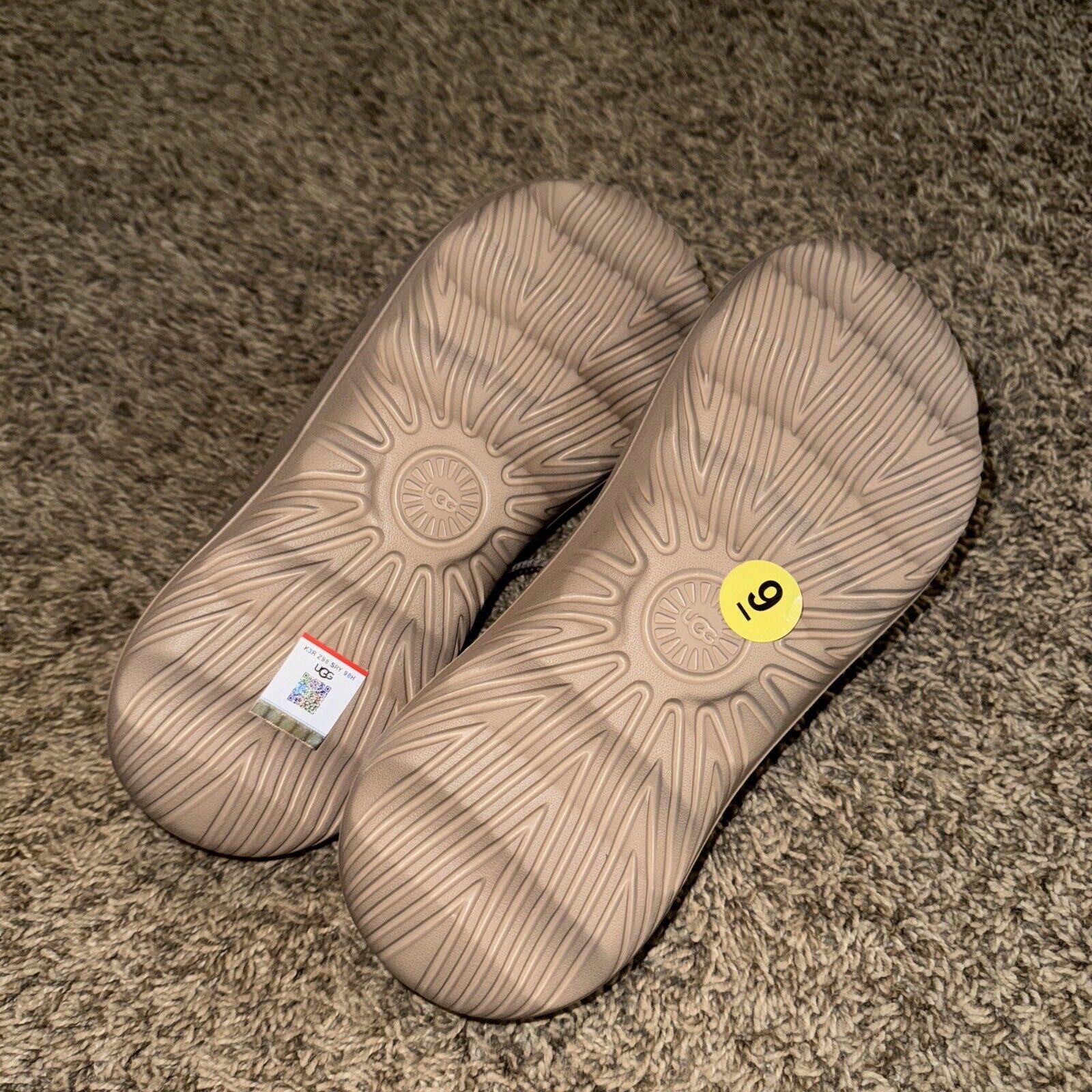 UGG Slide It Sandal Slip-On Casual Bone Tan Men sz 9
