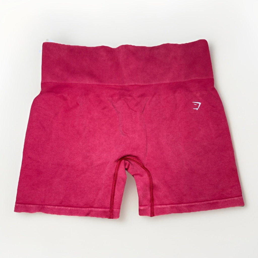 Gymshark Womens Vital Seamless 2.0 High Compression Shorts Red XXL NEW Sold Out!