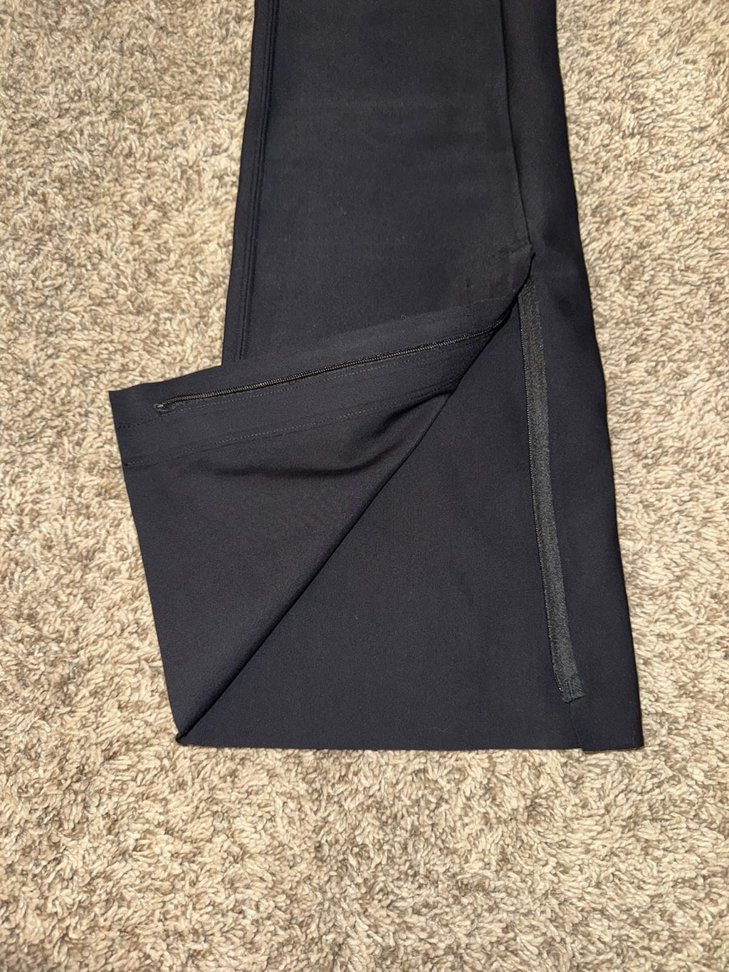 NWT ATHLETA Stellar Flare Trouser 4 Small Black Pant #486208 City Travel