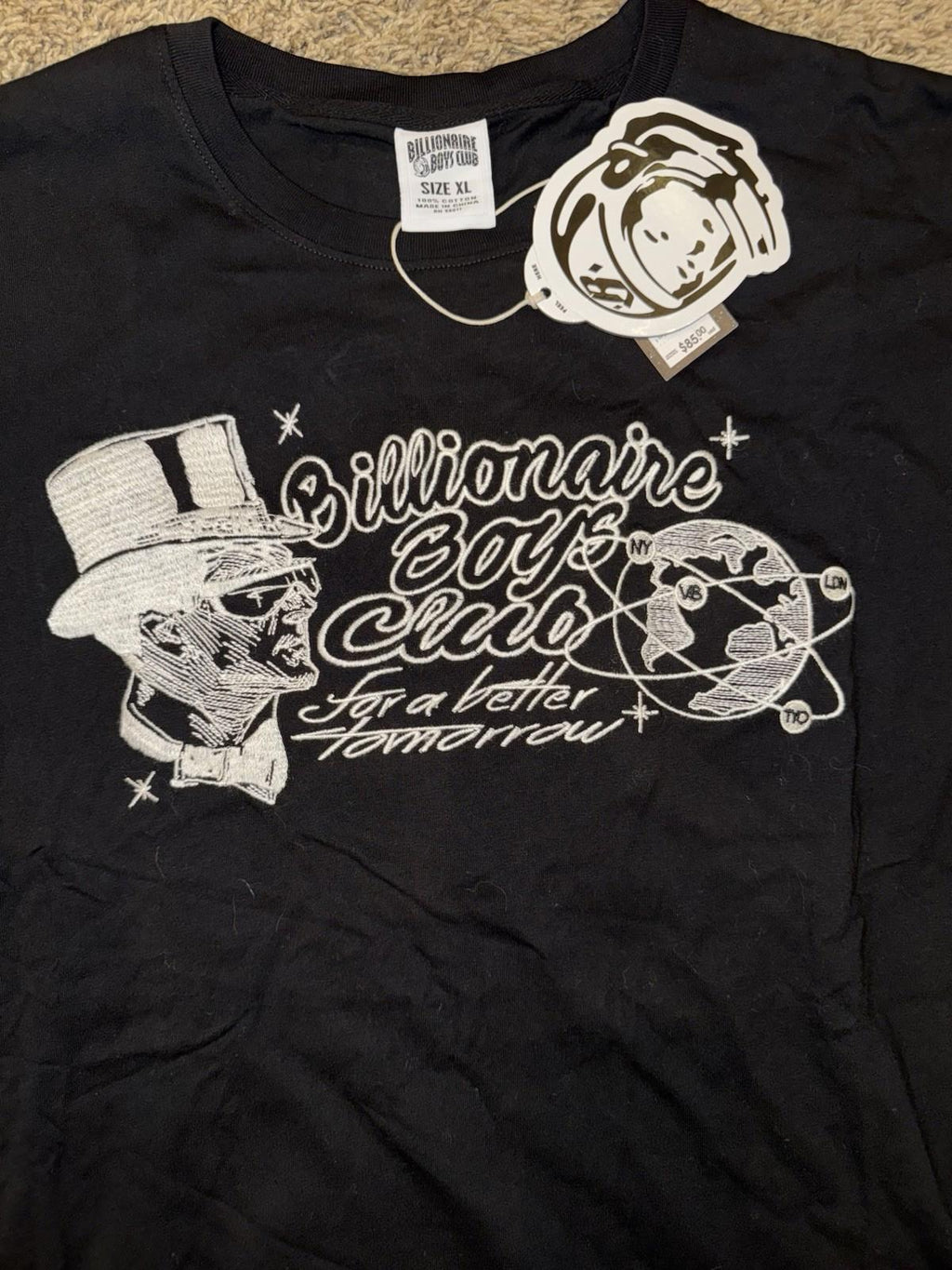 NEW! Billionaire Boys Club BB And Beyond T-shirt NWT Size XL Black NWT