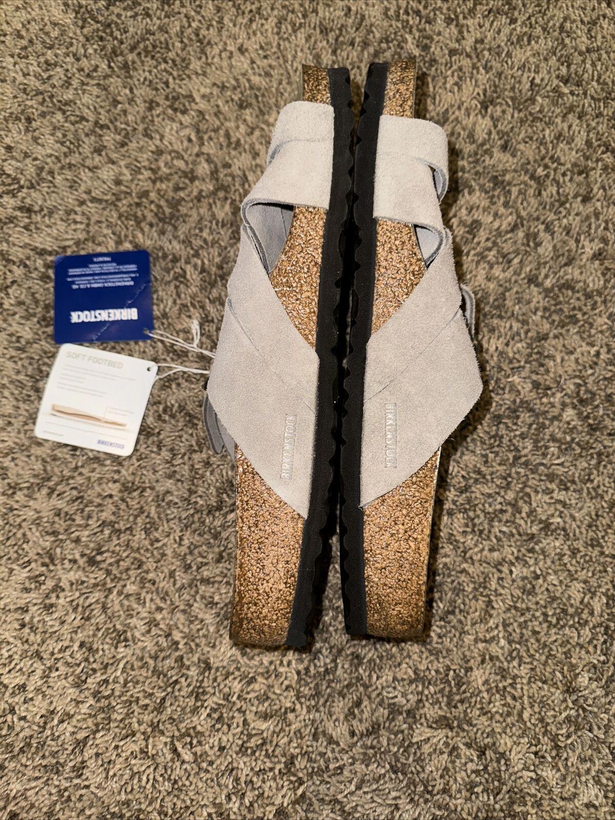 Birkenstock Lugano Stone Coin Regular Mens 10 NWOB