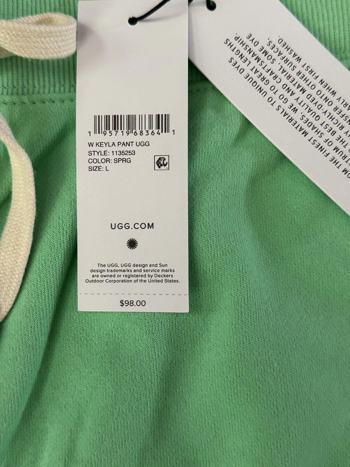 UGG Logo Keyla Cropped Pants Green Color Sizes S, M, L NWT