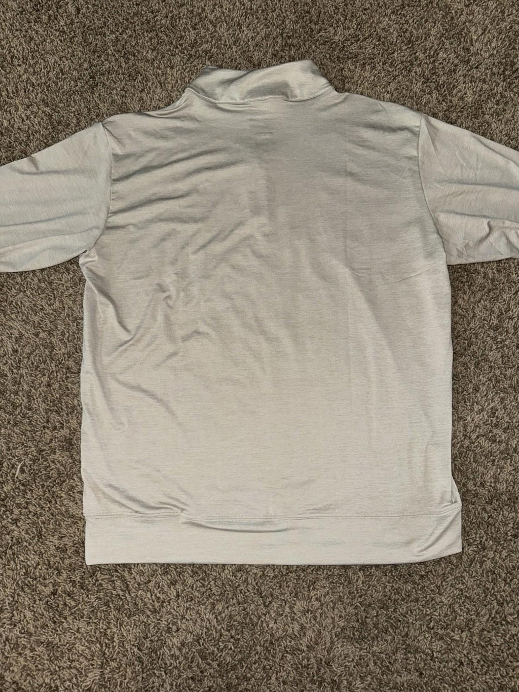 BALD HEAD EABLUES Heather Sand Dollar Ocean View Quarter Zip Large. Tan. NEW