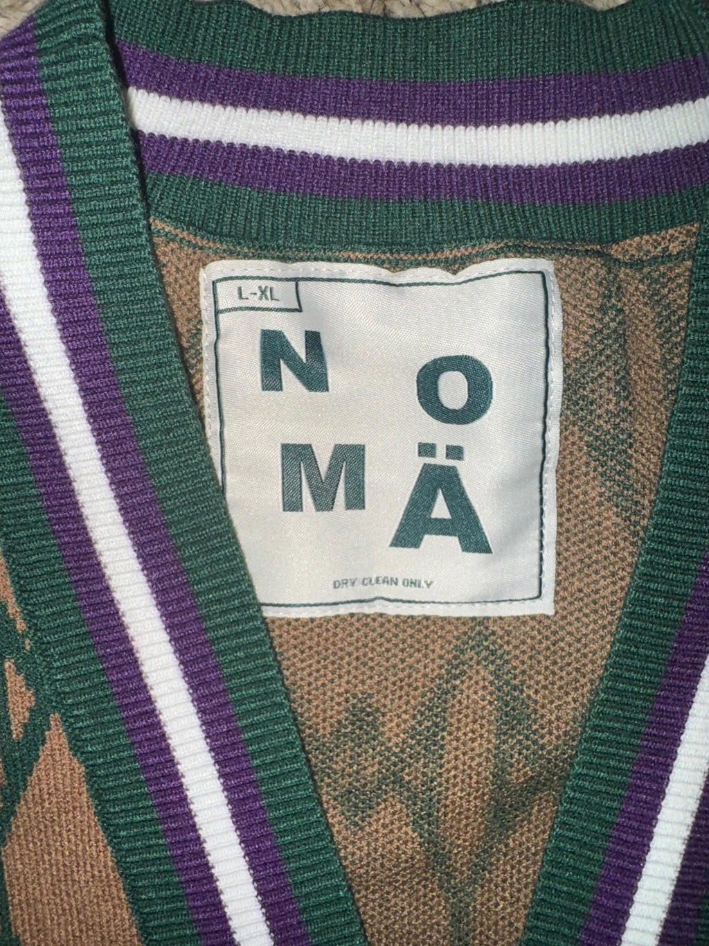NEW stylish NOMA Men’s Cardigan L-XL Sweater. Classy