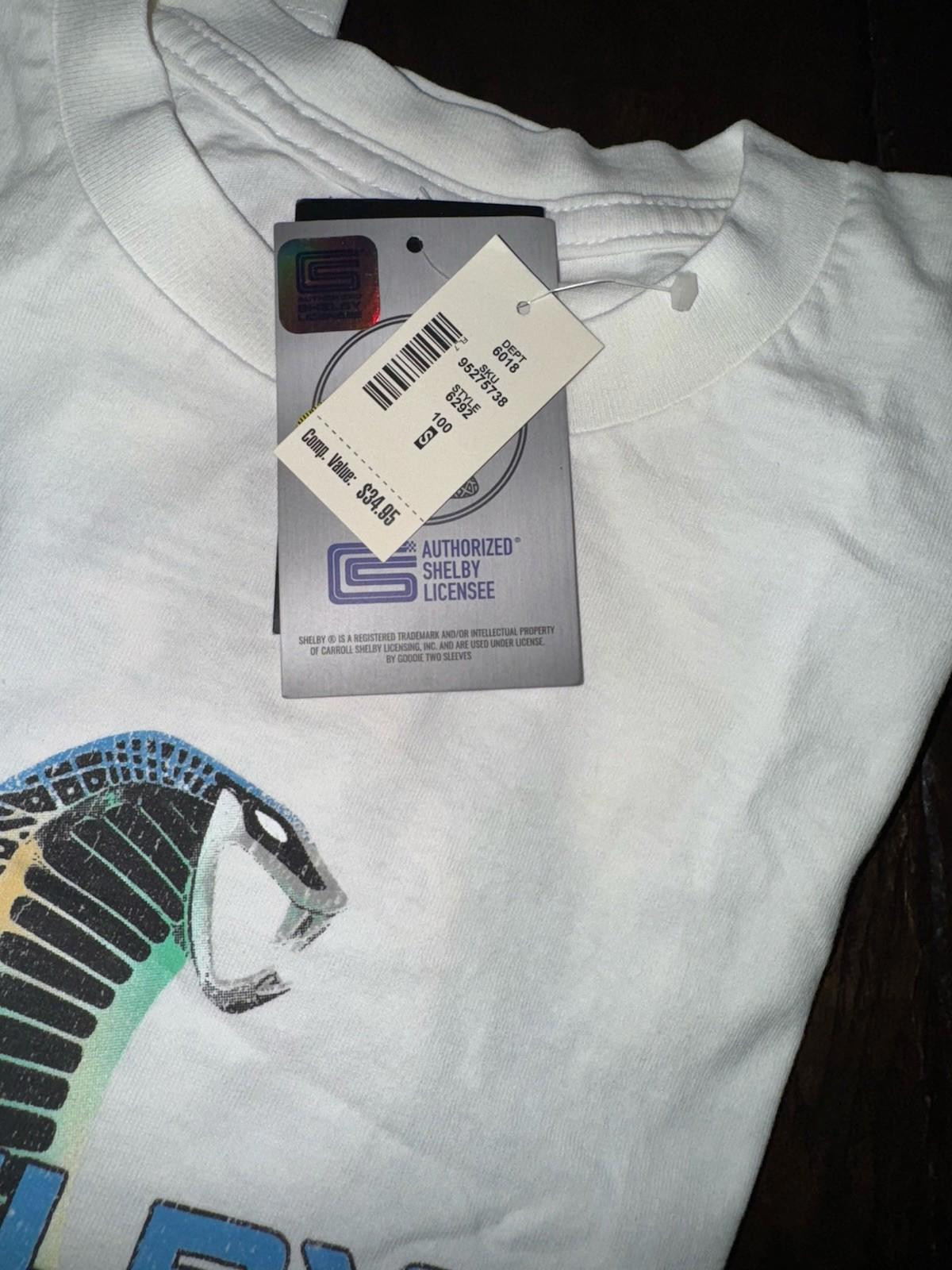 NEW!  Men's Shelby Cobra CSX2000 Relaxed Graphic Tee Small NWT