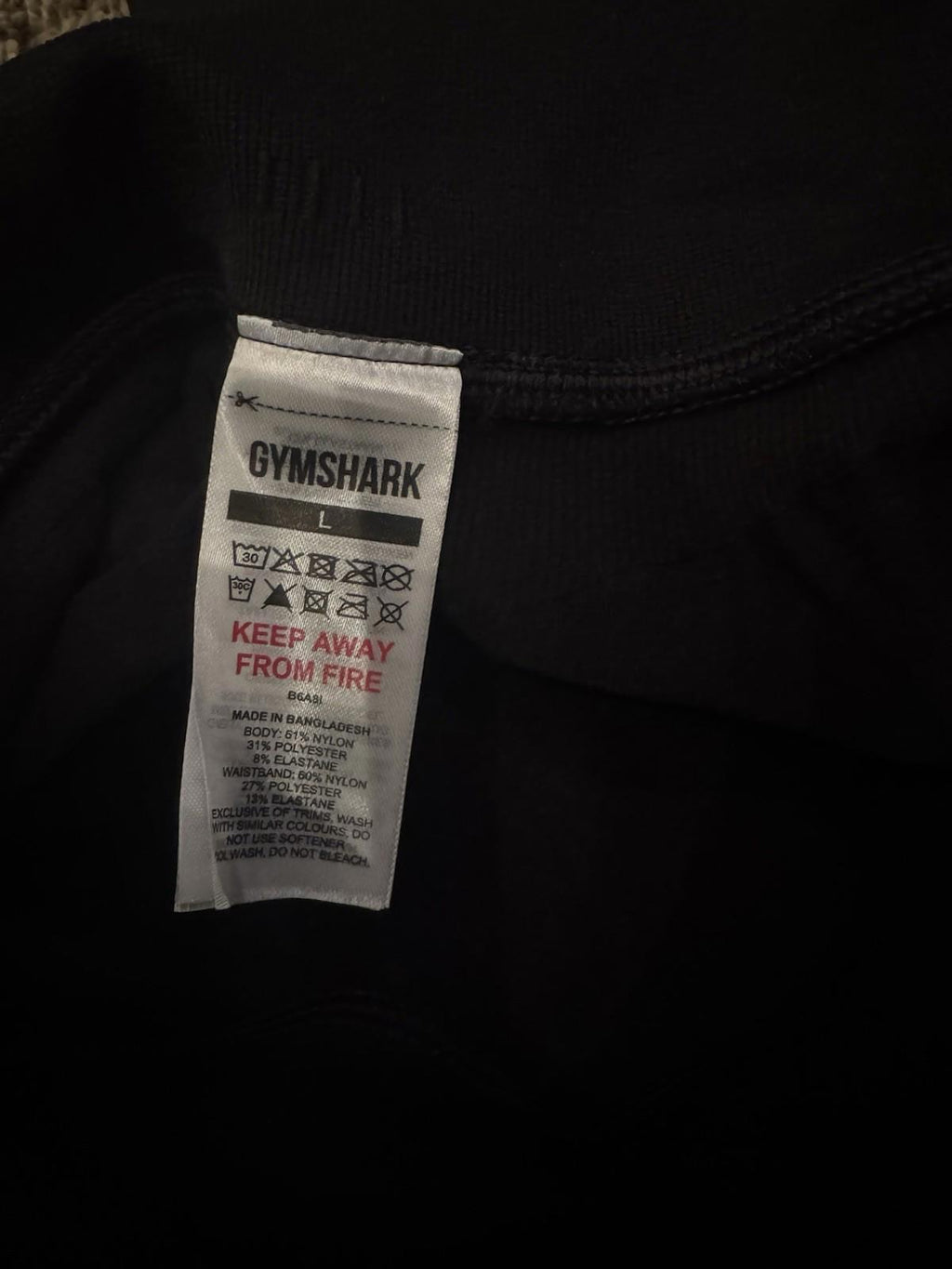 Gymshark Womens Seamless Compression Shorts Black LG NEW Scrunch Butt NWOT