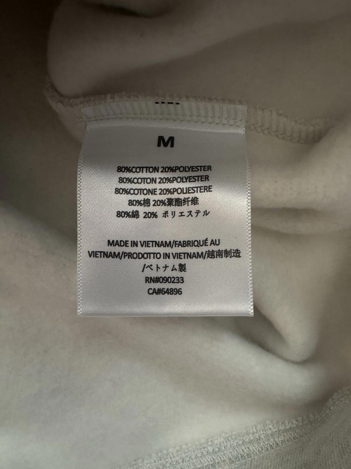 New Essentials Fear Of God 2 Sided Logo Pullover Hoodie Light Oatmeal Size Med