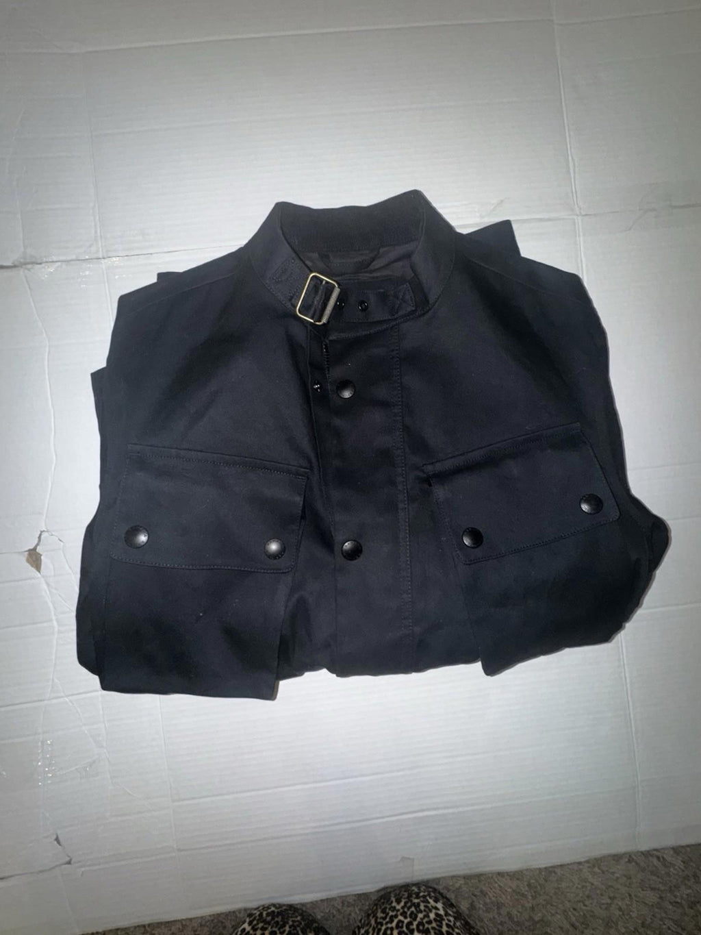 NWT! Banana Republic Lorainne Utility Jacket - Size Medium Navy Blue MSRP $280