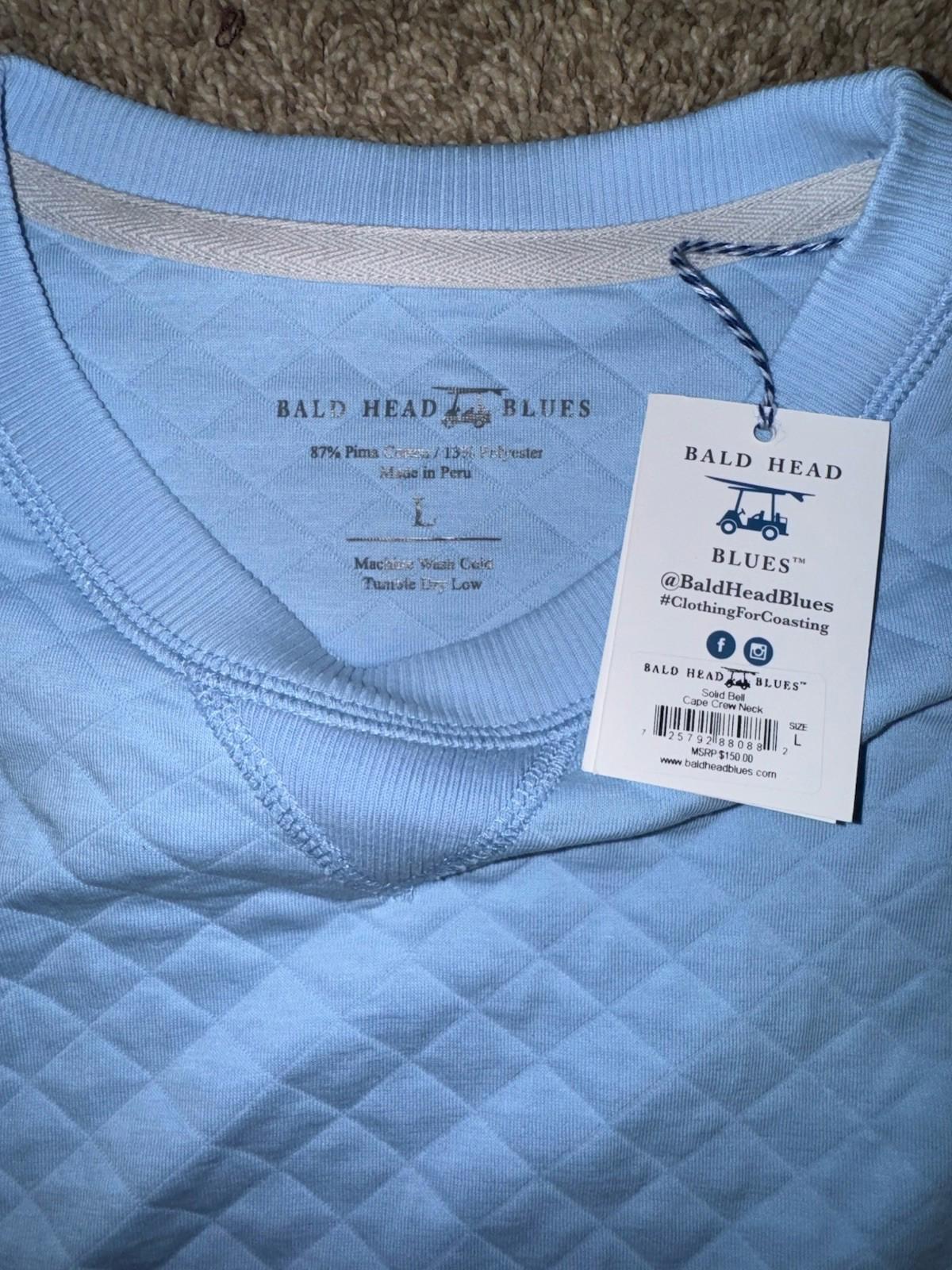Bald Head Blues Cape Crew Neck - Bell Men’s Large NEW!