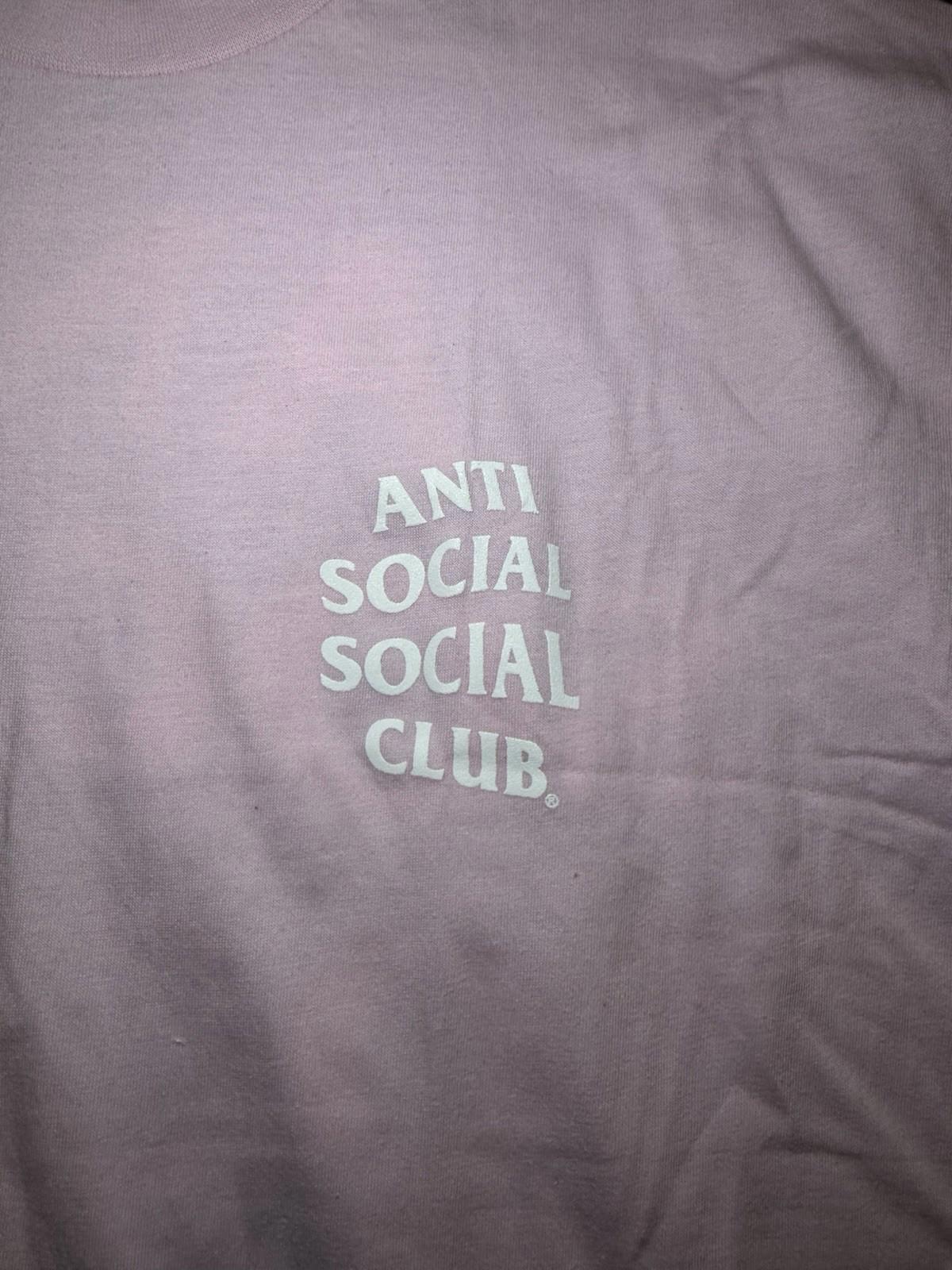 Anti Social Social Club Logo Tee 2 Pink Men’s Size Large Brand New