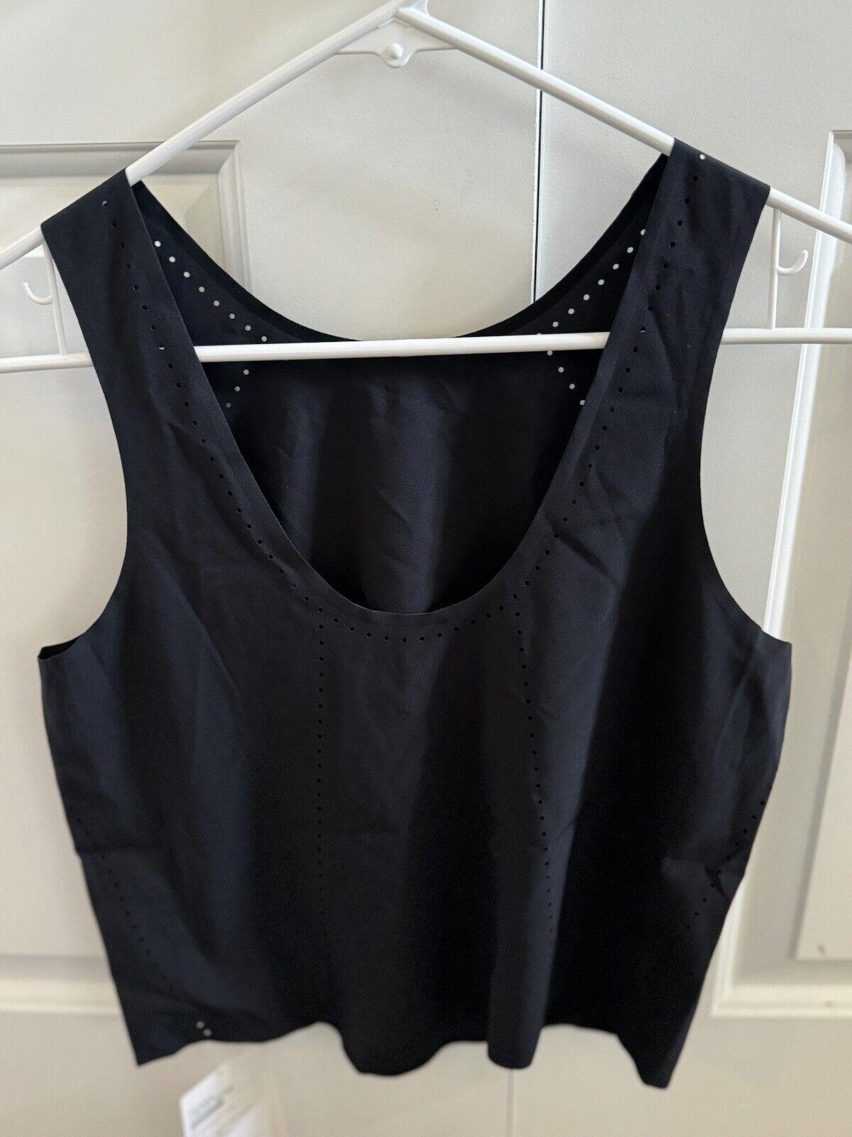 ATHLETA TERRA CROP TANK IN BLACK  SIZE X-SMALL NEW