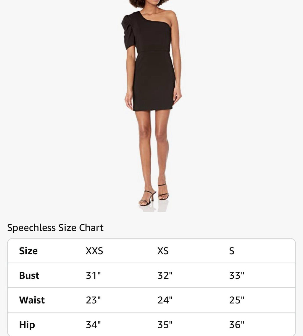 NEW! Speechless Women's One Shoulder Bodycon Dress size small NWT