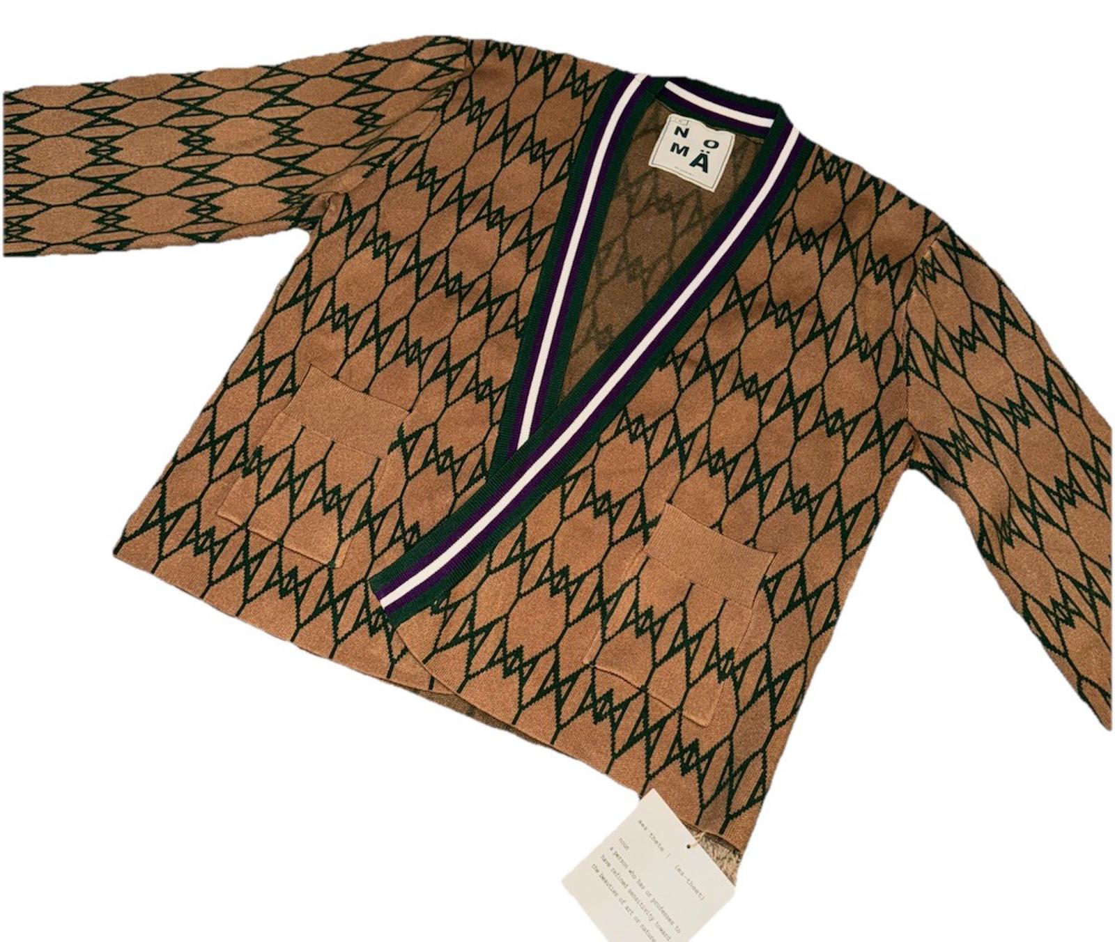 NEW stylish NOMA Men’s Cardigan L-XL Sweater. Classy