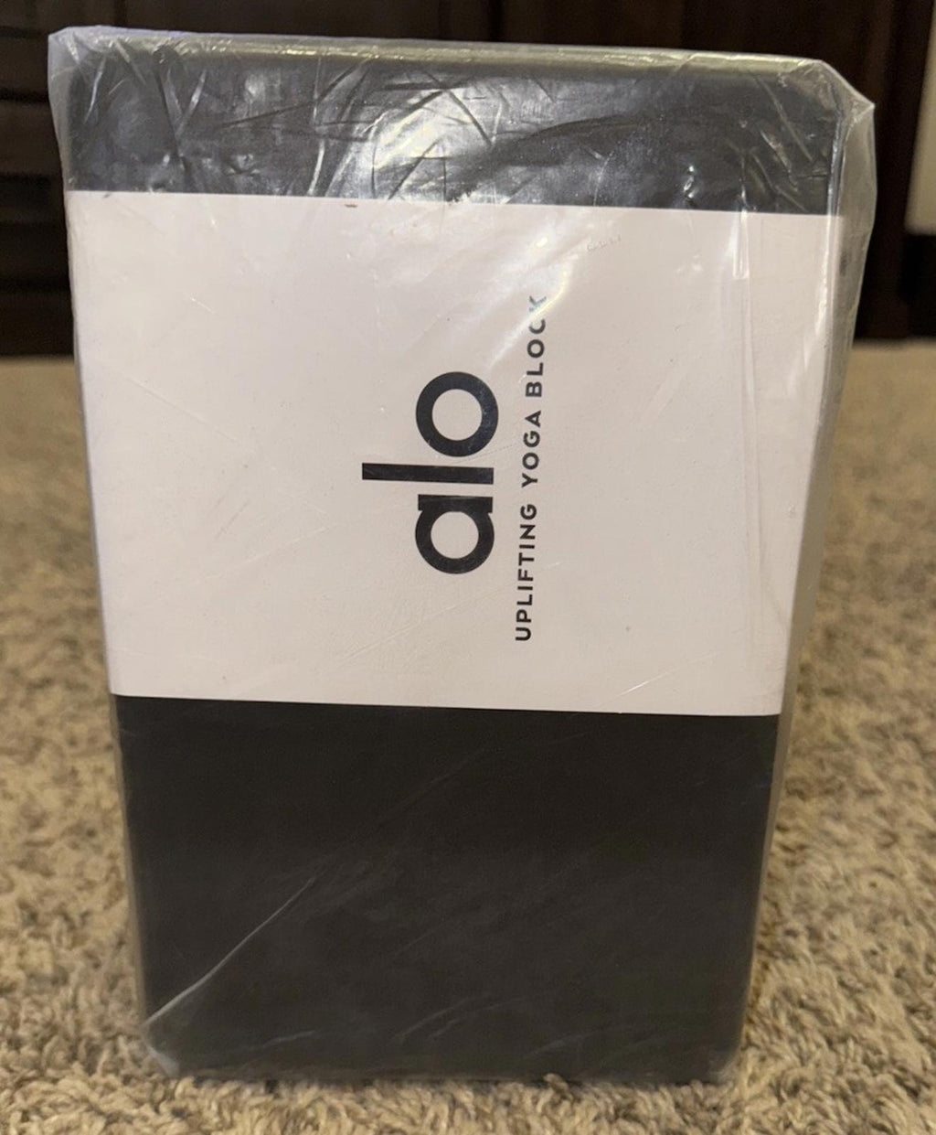 NEW Alo Yoga Black Dense Foam Brick Block NWT New In packaging