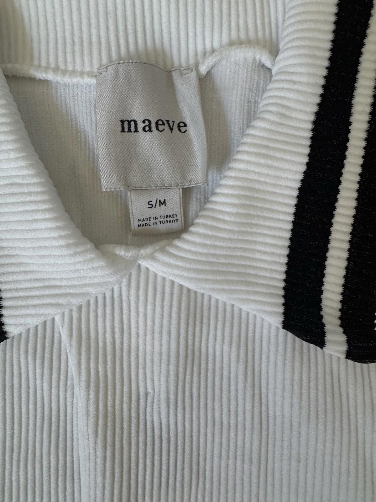 NEW! Maeve Anthropologie Ribbed Polo Tank Top SM NWT SOLD OUT ONLINE MSRP $58