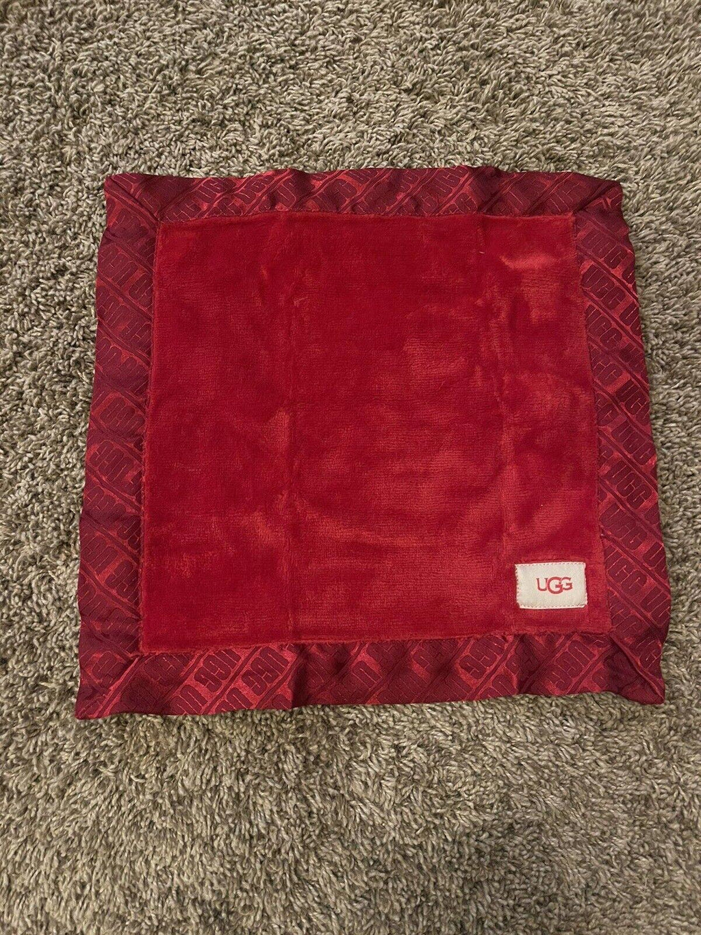 4/5 12-18 MOS UGG BIXBEE & LOVEY SAMBA RED BOOTIES & BLANKET