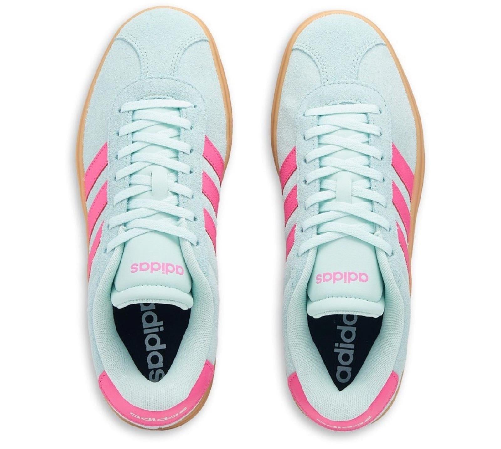 Adidas VL Court Bold Women's Athletic Shoe Sneakers Trainers Mint / Pink / Gum