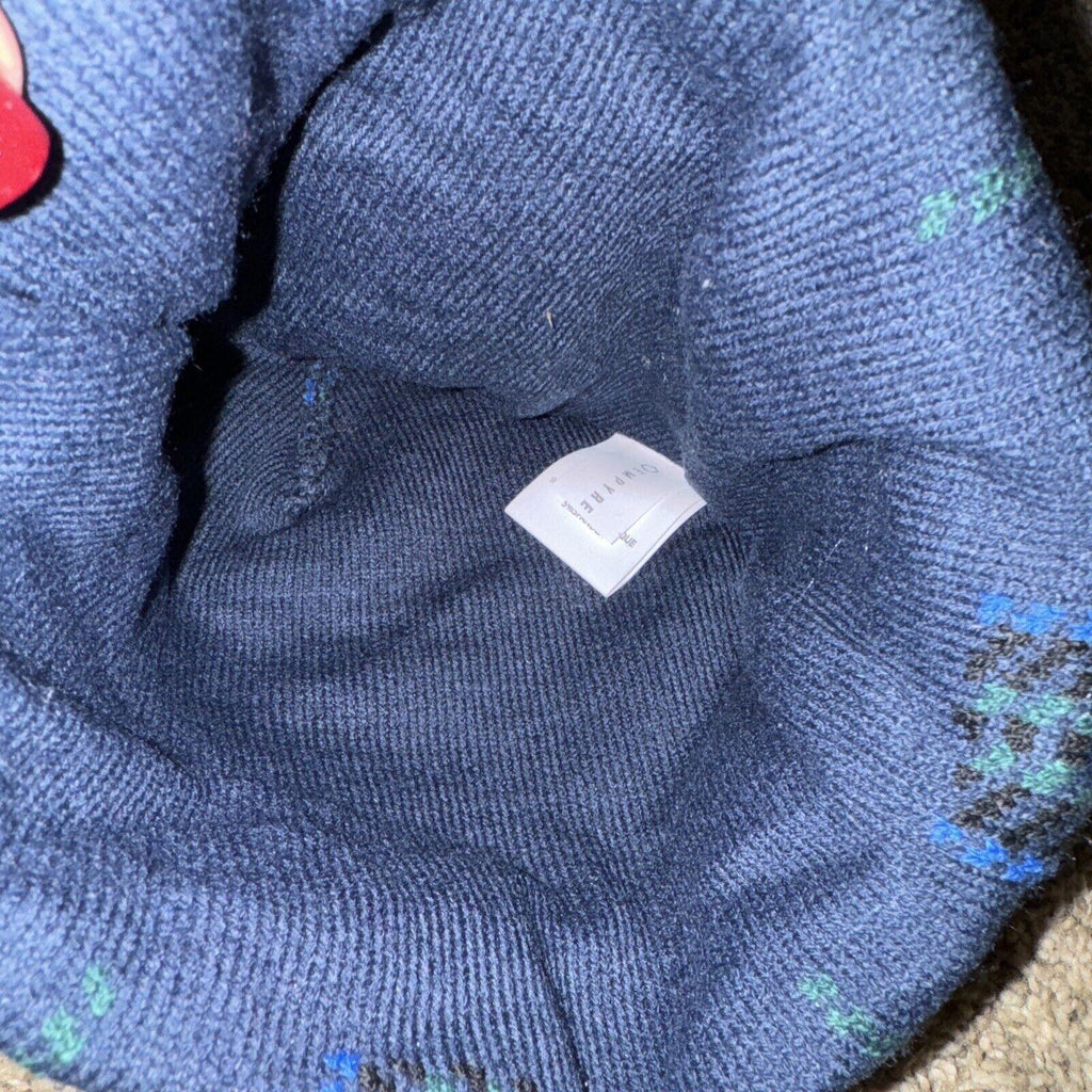Empyre Blue Knit Beanie Hat Mens One Size