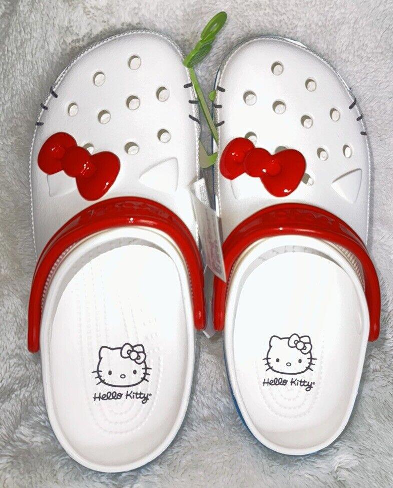 Crocs X Hello Kitty Classic Clog 50th Anniversary Size 11 🎀