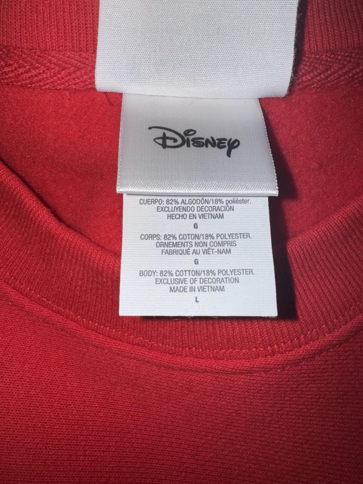 Adult S Champion Reverse Weave Disney Mickey Mouse Crewneck Sweatshirt NEW