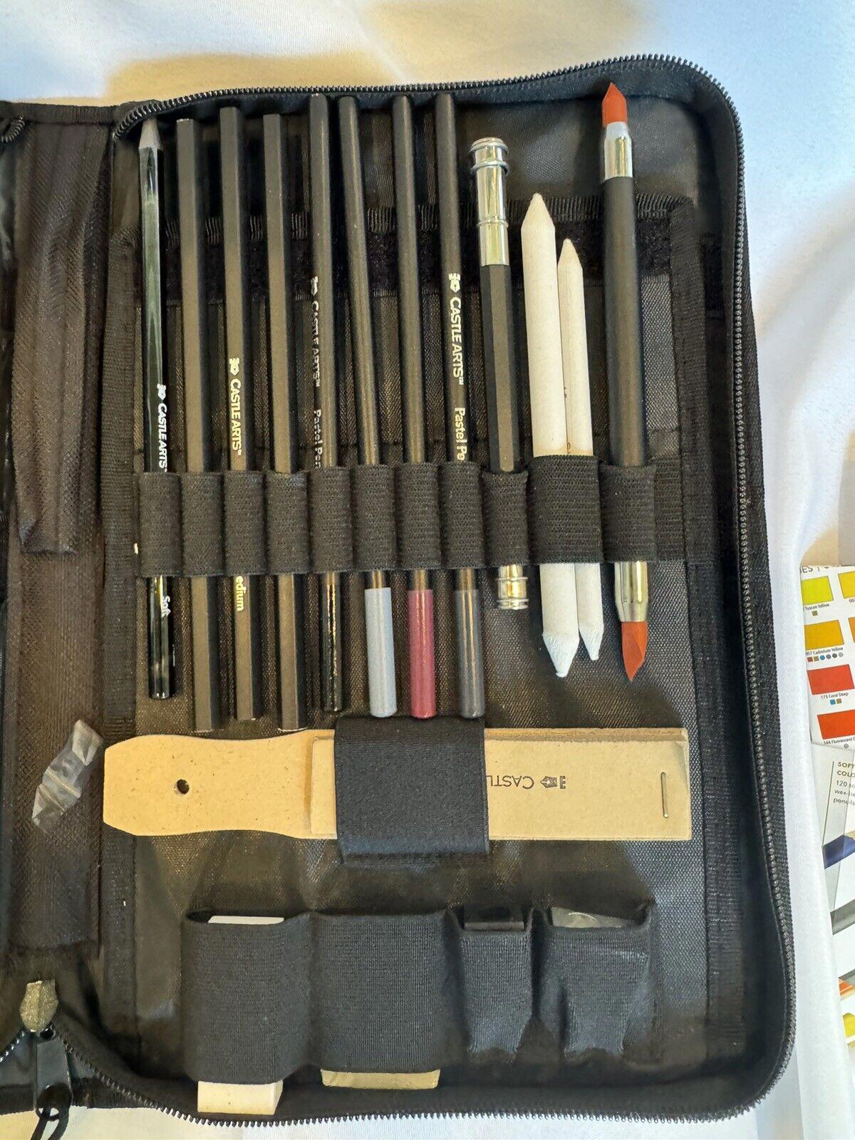 Castle Art Supplies Graphite Drawing Pencils and Sketch Set (40-Piece Kit) NIB!