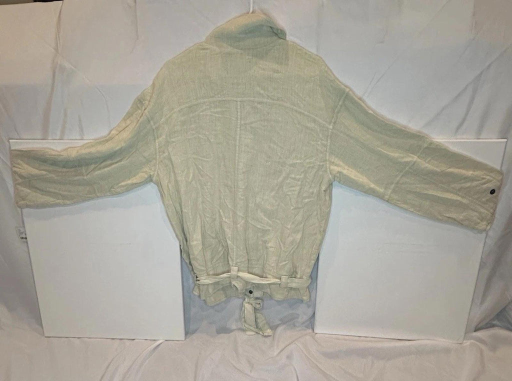 NEW WE THE FREE LOLA LINEN JACKET  WET PLASTER Small NEW