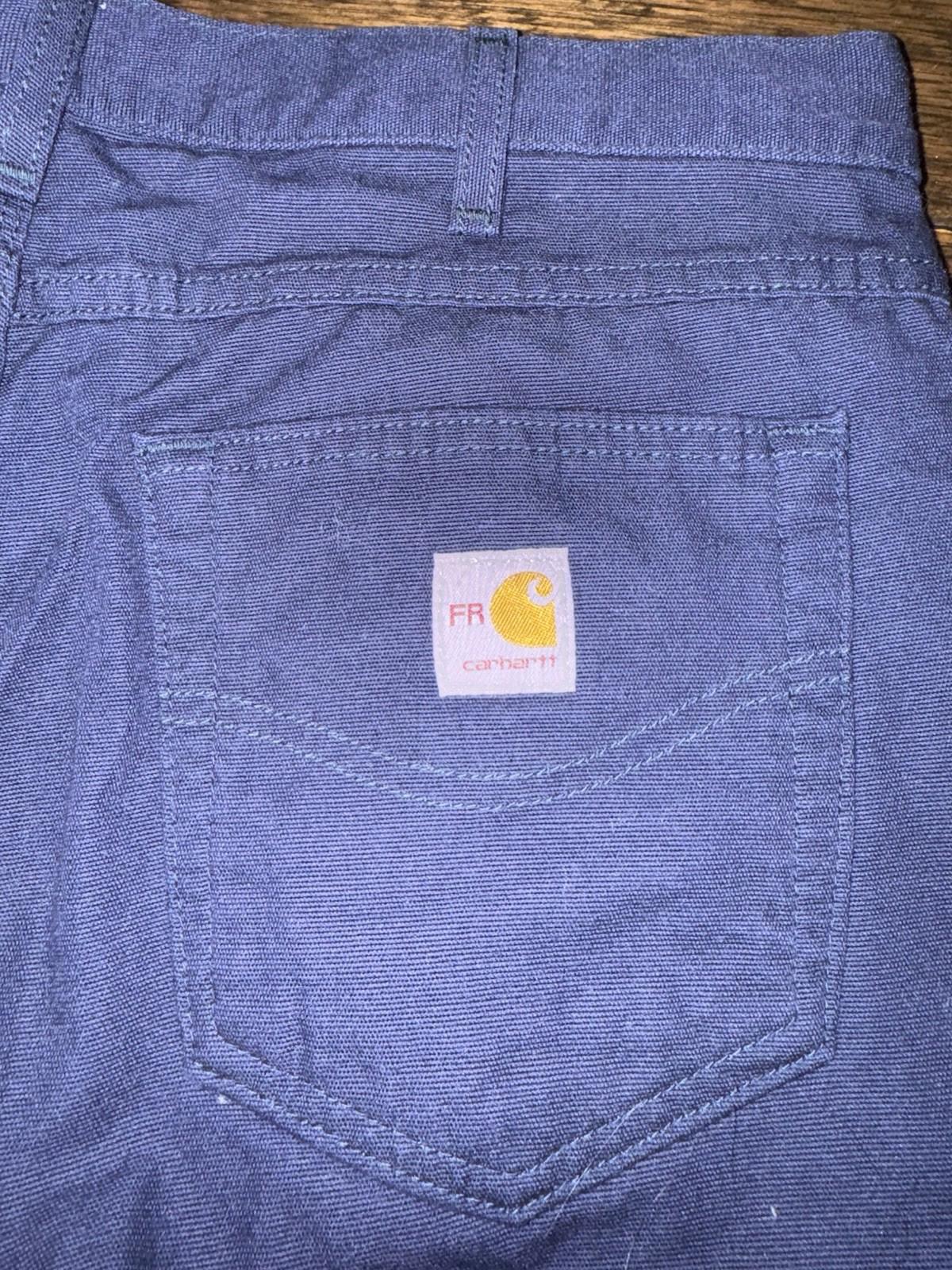 NEW CARHARTT FLAME RESISTANT LOOSE FIT-CANVAS 5-POCKET UTILITY WORK PANT