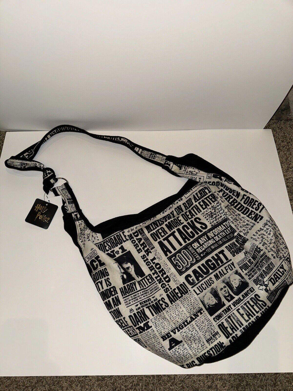 Bioworld Hobobag Harry Potter Daily Prophet Hogwarts xbody