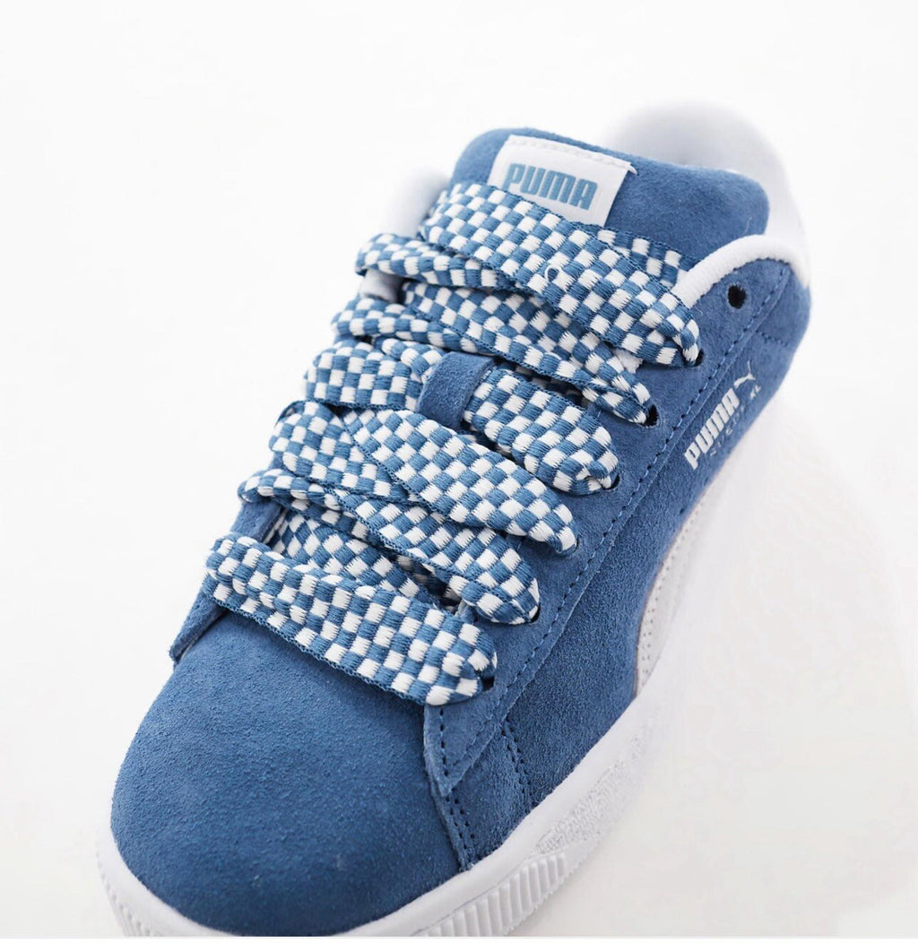 Puma Suede Xl Lace Up  Womens Blue Sneakers Casual Shoes 39831001 Sz 10.5 NEW!