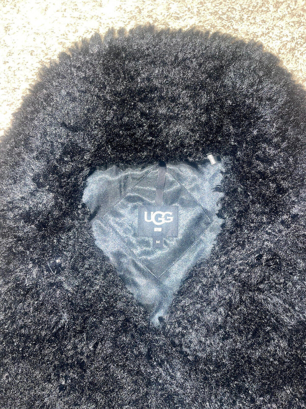 UGG Women Tammie Faux Fur Long Vest Size M NWT $168 Retail