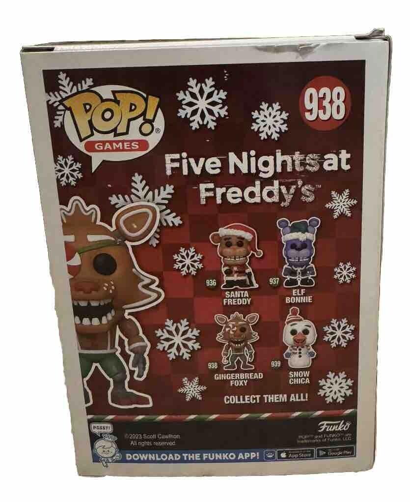 Funko Pop Games #938 Gingerbread Foxy Five Nights At Freddy's FNAF