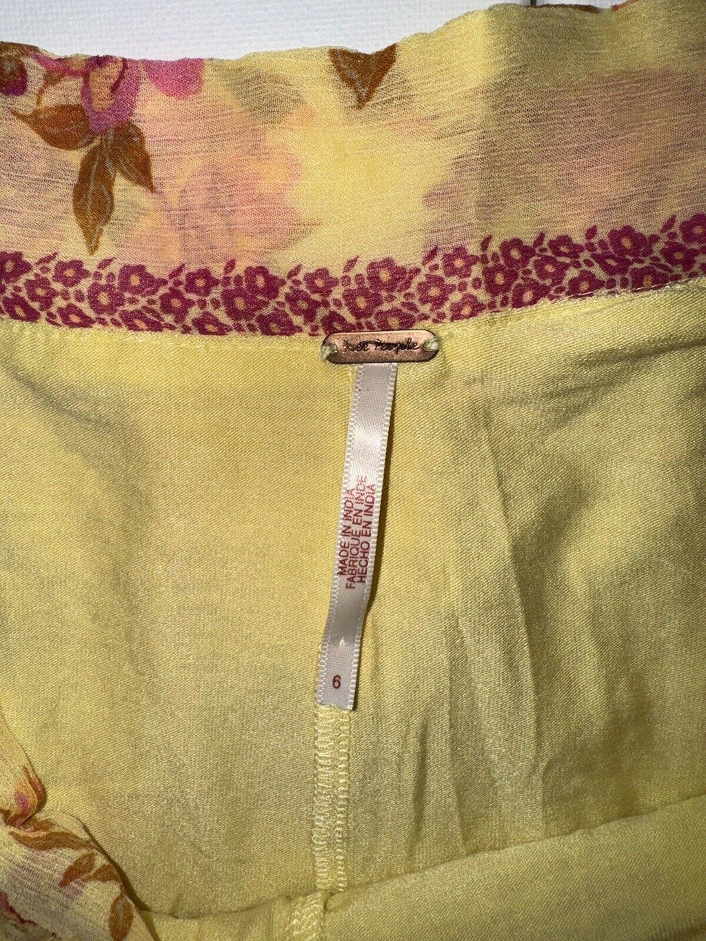 Free People Bali Made You Look Floral Mini Skort Size 6