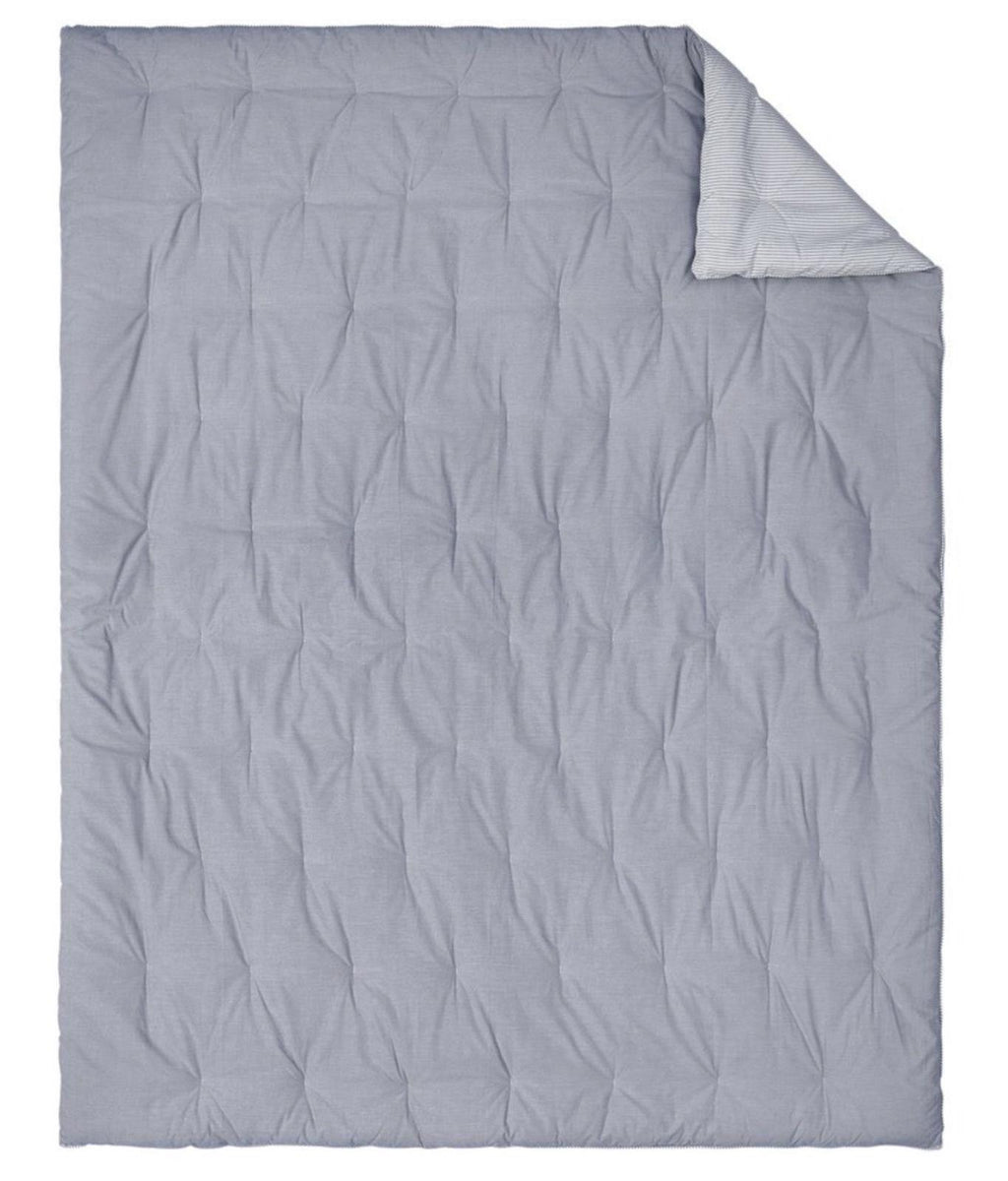 NEW Pottery Barn Kids Chambray Reversible Comforter ~ Twin ~ Blue NWT