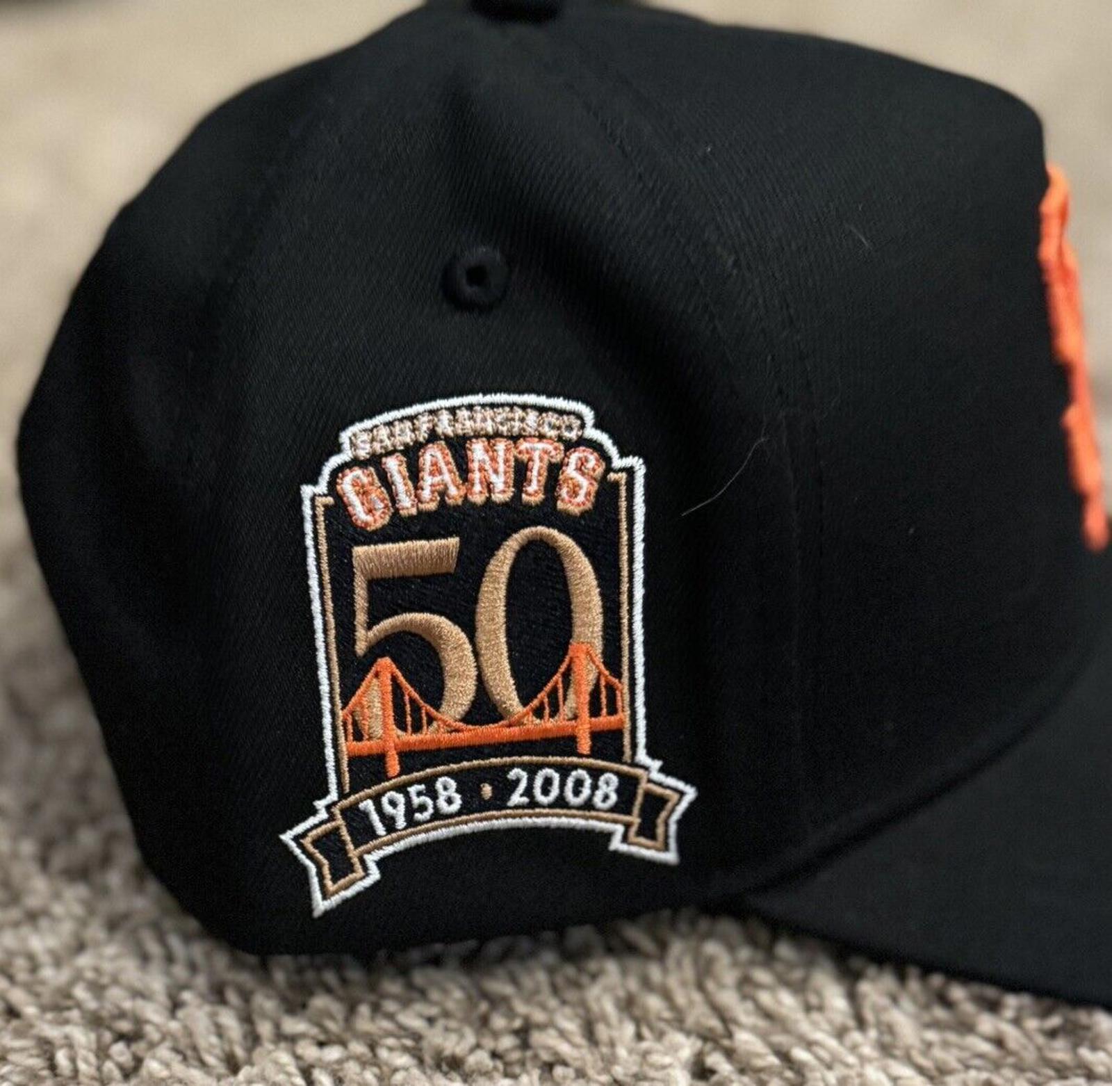 NEW! Mitchell & Ness San Francisco Giants Team Classic Black Adjustable Snapback