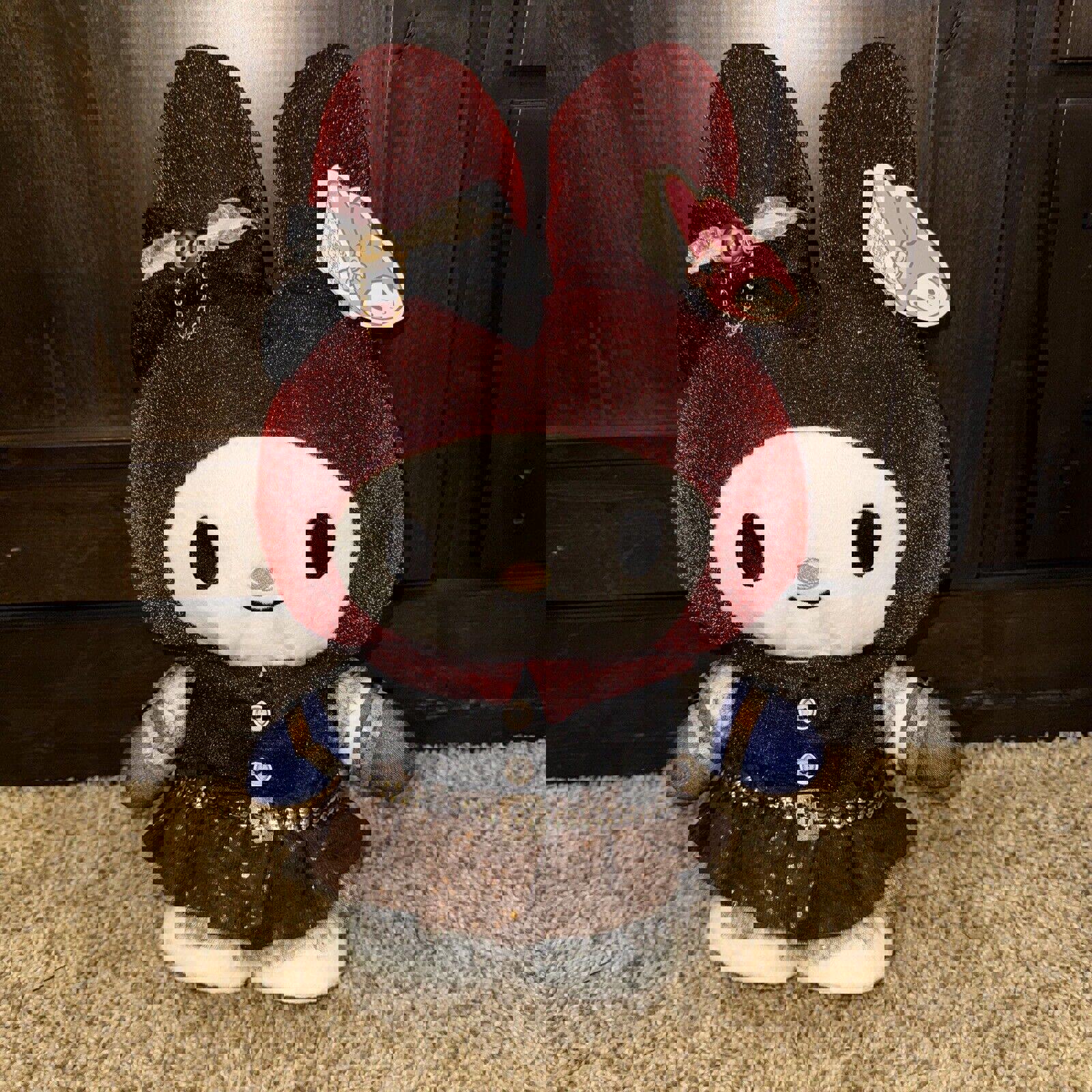 13” Cyberpunk My Melody Doll Kawaii Anime Plushie Toy