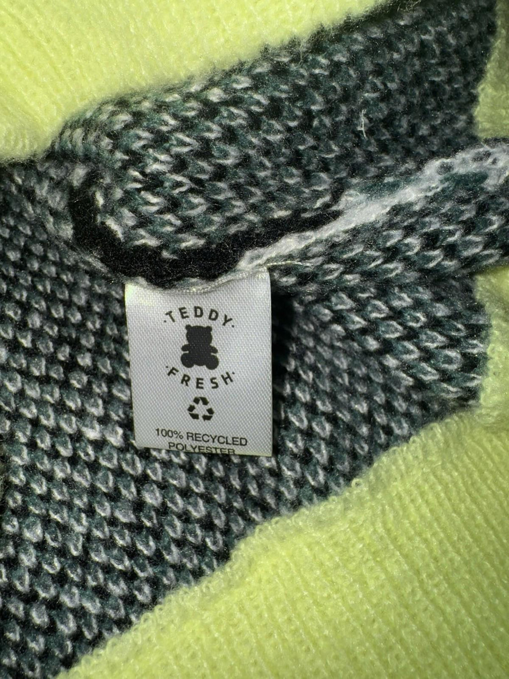 Teddy Fresh ARGYLE BLOCK SWEATER. SOLD OUT ONLINE! NEW! Medium