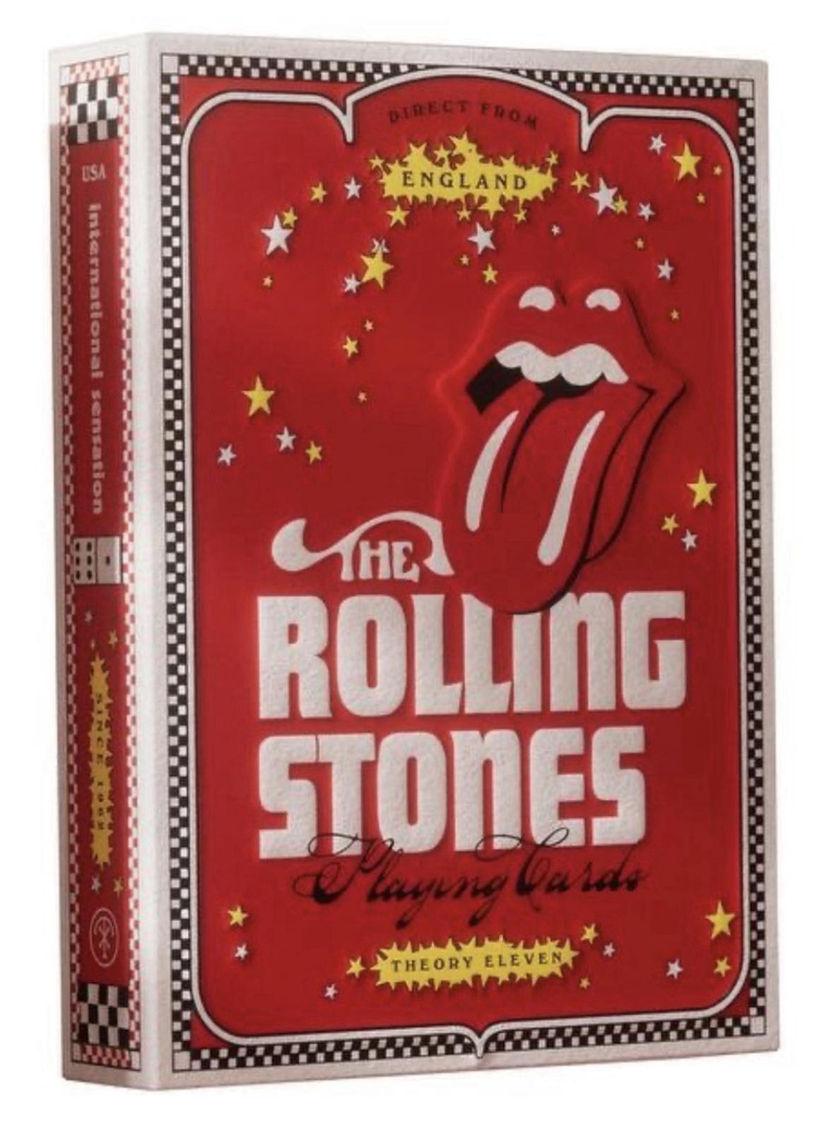 theory11 The Rolling Stones Premium Playing Cards, Poker Size Standard Index NEW