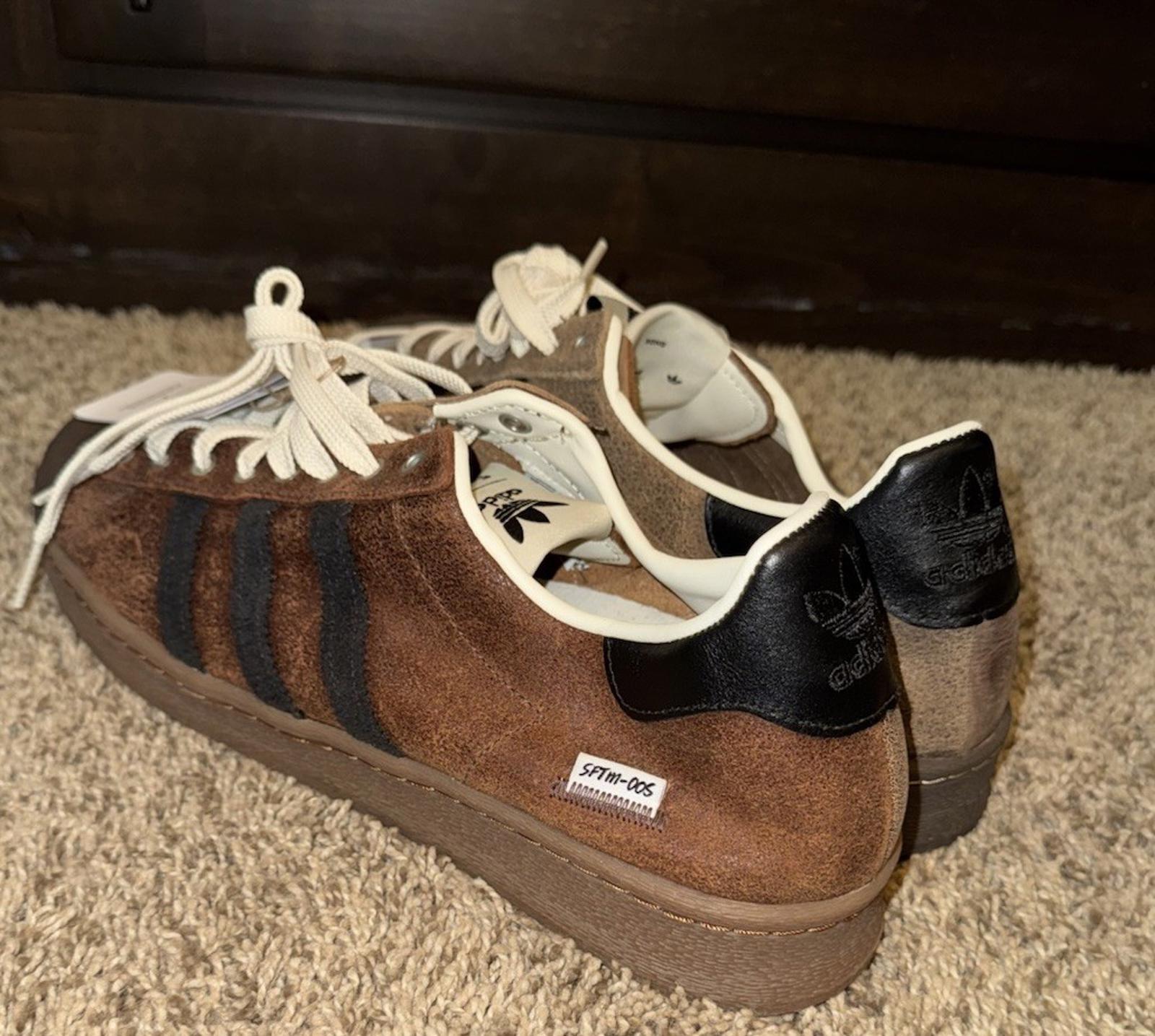 Adidas x Song for the Mute Superstar 82 Toast brown leather Men SZ 13 NWOB