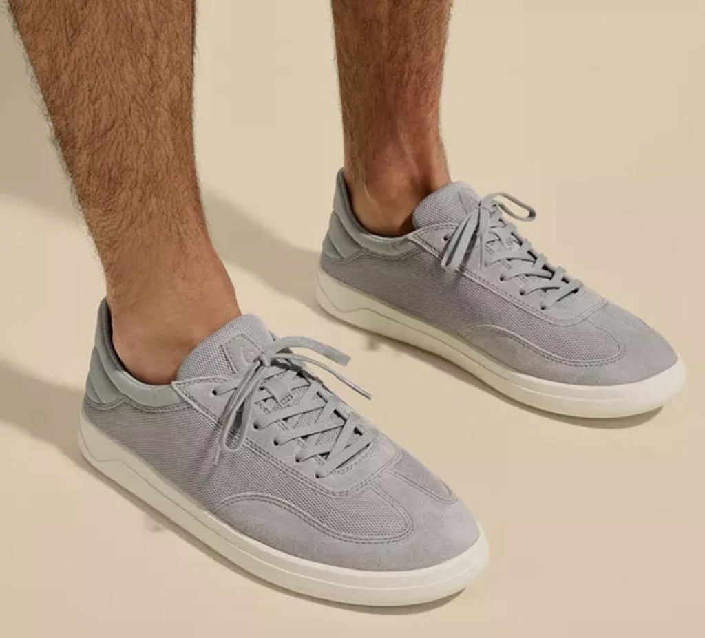 NEW Olukai mens shoes size 12 Punini sneakers, ash color. NWT