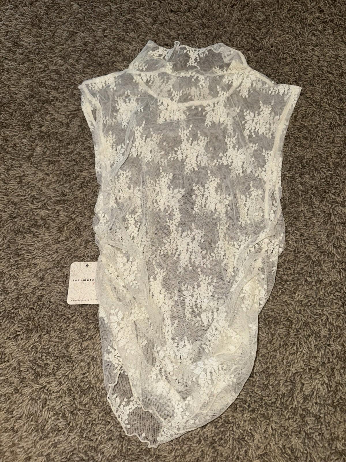 Free People Intimately FP Solid Nice Try Muscle Top in Evening Creme NEW!